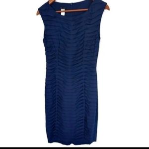 SEARLE Origami Midnight Blue Dress 6